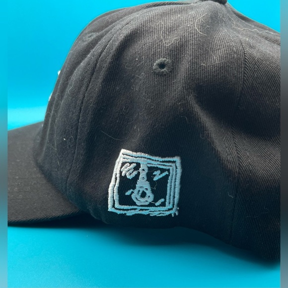 Frown Trucker Hat | Dead Hat | Black | Adjustable One Size - Picture 2 of 4